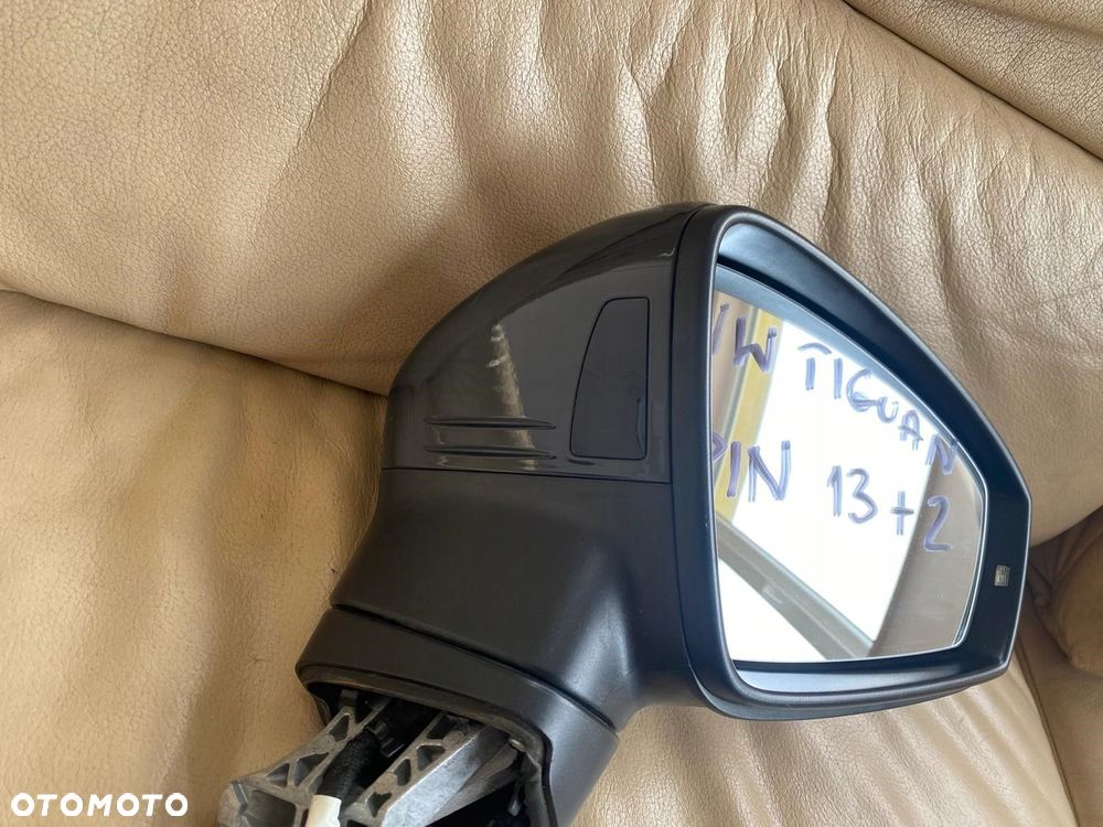 lusterko prawe volkswagen tiguan 15 pin 13+2 - 2