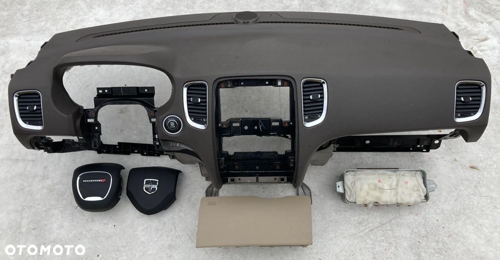 DODGE DURANGO LIFT FL LIFTING DESKA KONSOLA KOKPIT PULPIT PÓŁKA PARAPET AIR BAG PODUSZKI POWIETRZNE KIEROWCY PASAŻERA KOLAN AIR BAG PODUSZKA POWIETRZNA KOLANOWA AIRBAG PASY PAS KURTYNY AIRBAG FOTELA W FOTEL - 2