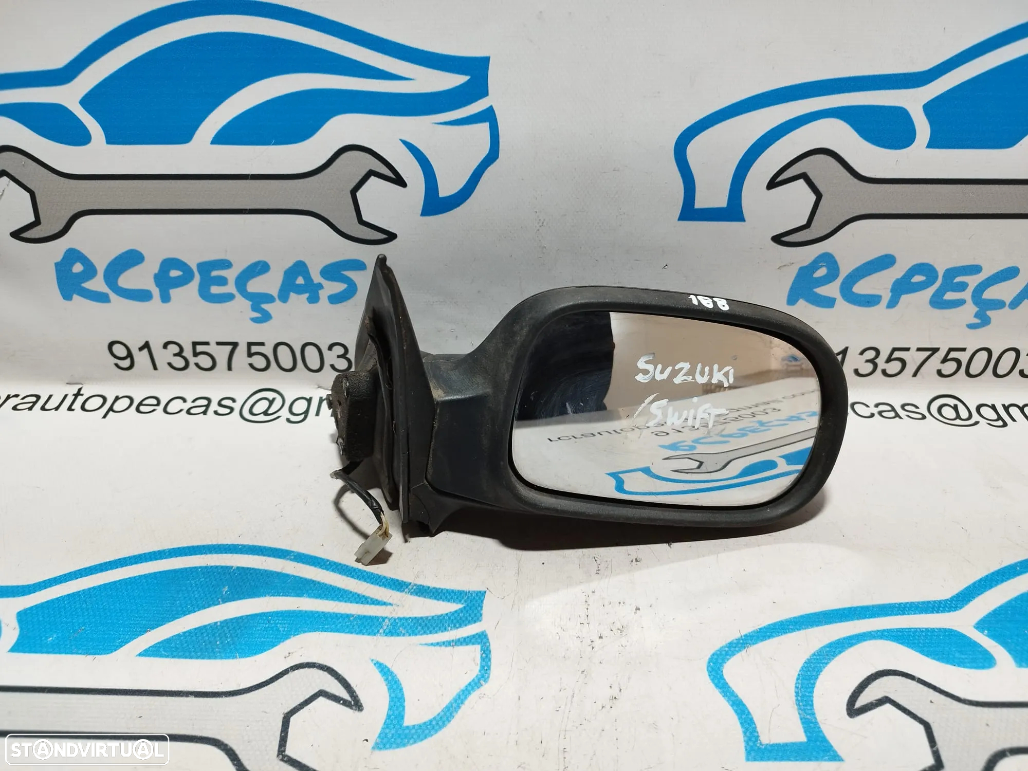 ESPELHO RETROVISOR DIREITO SUZUKI SWIFT II 2 MK2 8470160B300CE ELETRICO AQUECIDO ESPELHOS RETROVISORES - 2