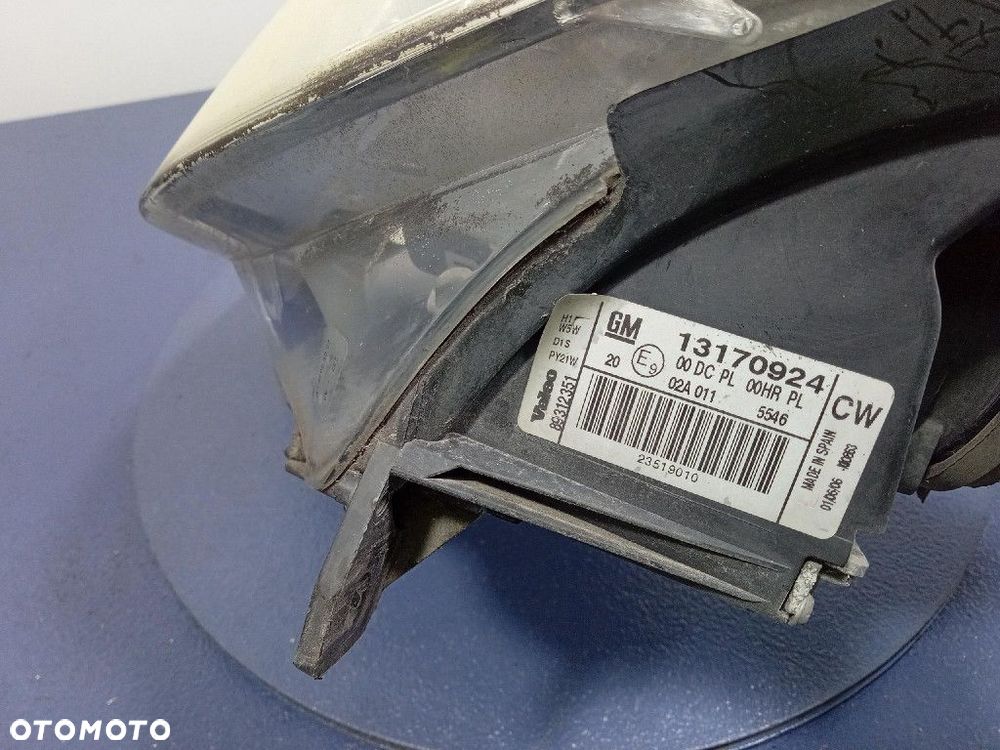 OPEL VECTRA C LIFT 05- REFLEKTOR LEWY XENON LAMPA PRZÓD 13170924 - 6
