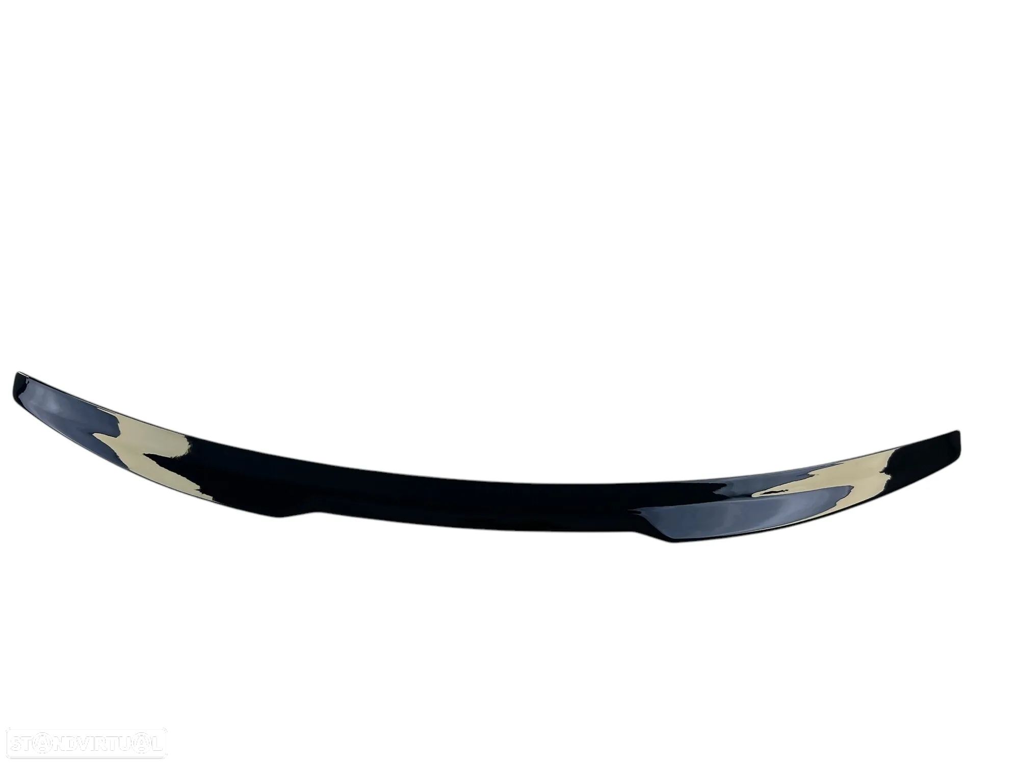 Aileron / Lip / Spoiler traseiro em plástico ABS para Audi A3 8V sedan 2012-2020 M4 Look em preto piano brilhante - 1