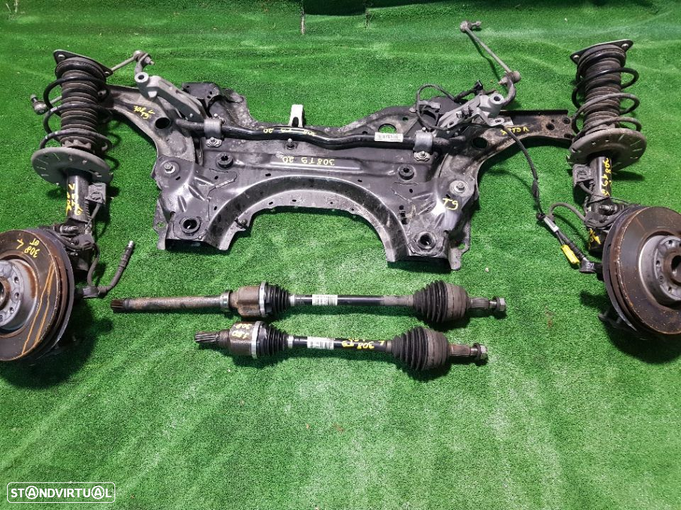 Suspensão Charrion charriot Manga de eixo Braços Transmissões Peugeot 308 II T9 HDI - 2