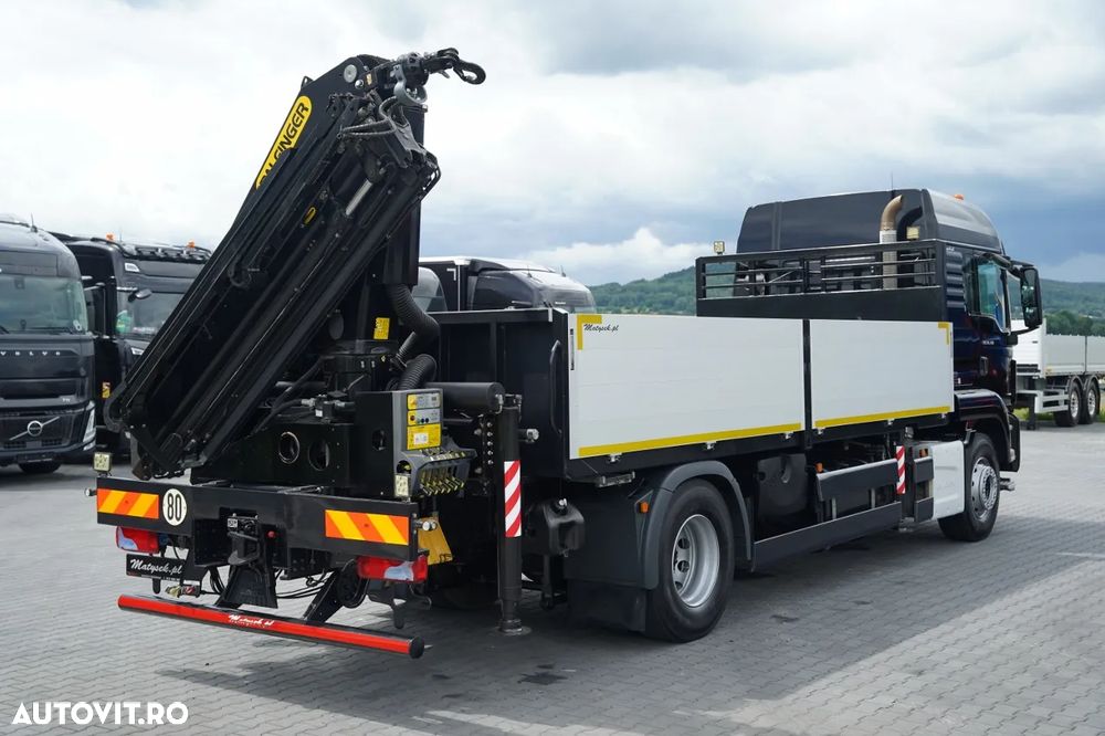 MAN TGS 18.460 / 4X2 / DROPSIDE / PALFINGER PK 230001 / MAX. LOAD CAPACITY: 5,950 KG / NAVI / ROTATOR / PARKING AIR CONDITIONING / MANUAL / EURO 6 - 14