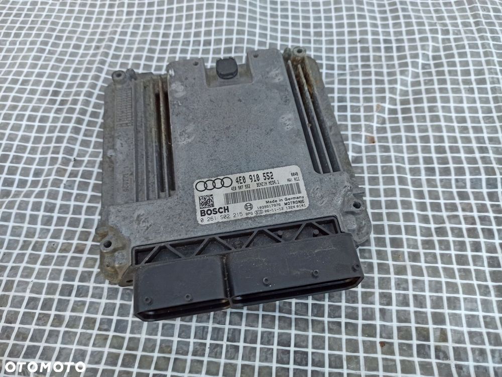 AUDI A8 D3 S8 5.2 FSI V10 BSM KOMPUTER SILNIKA STEROWNIK ECU 4E0910552 - 1