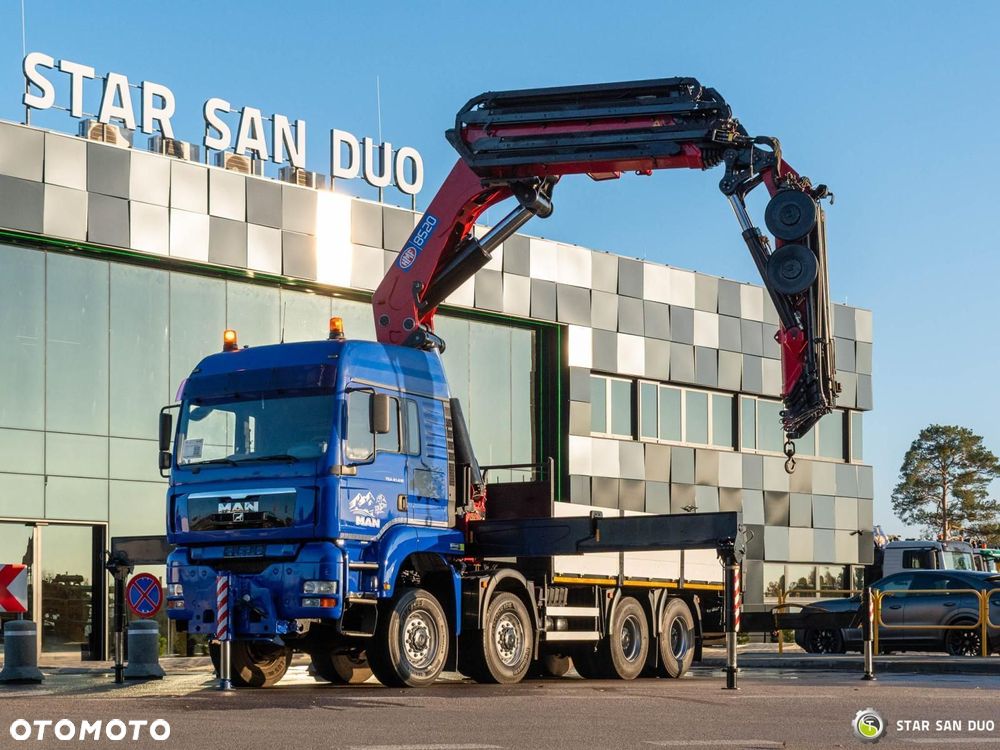 MAN TGA 41.480 8x8 HMF 8520K-0 HDS Fly Jib Żuraw 2018 rok - 2