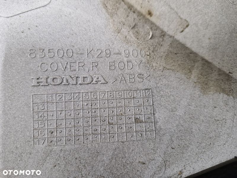 honda sh 125 osłona bok owiewka prawa - 8