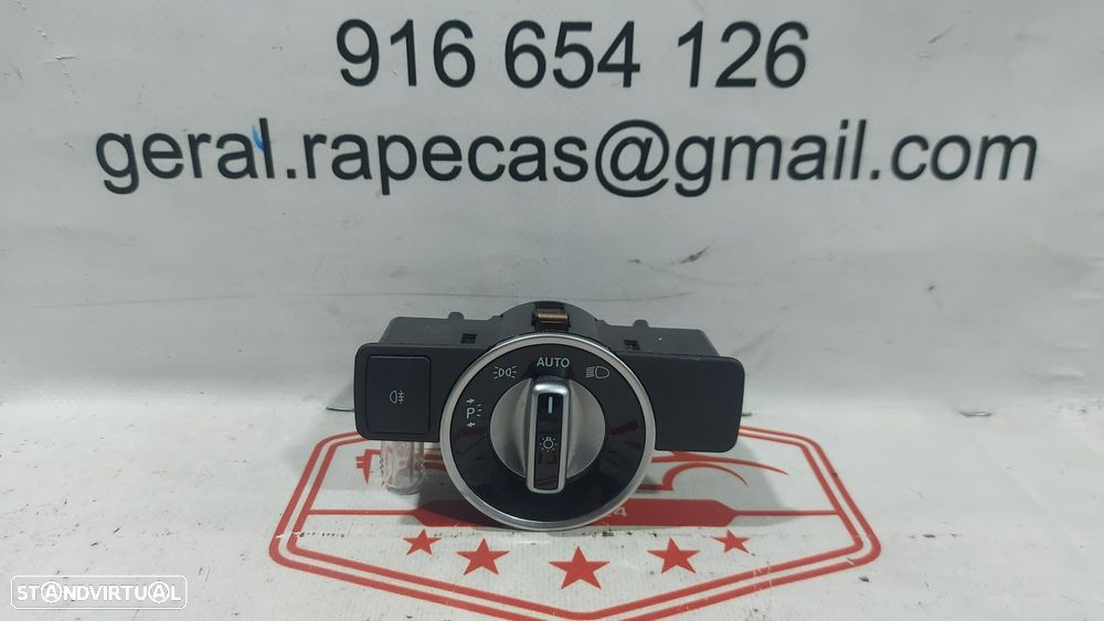 Modulo Luzes Switch Comando Comutador Botão Luzes Mercedes Class C W204 W212 Original - 1
