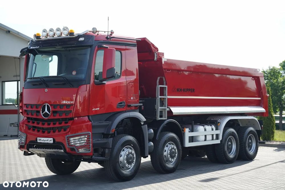 Mercedes-Benz AROCS 4145 / 8x8 / WYWROTKA TYLNOZSYPOWA / KH KIPPER / EURO 6 - 8