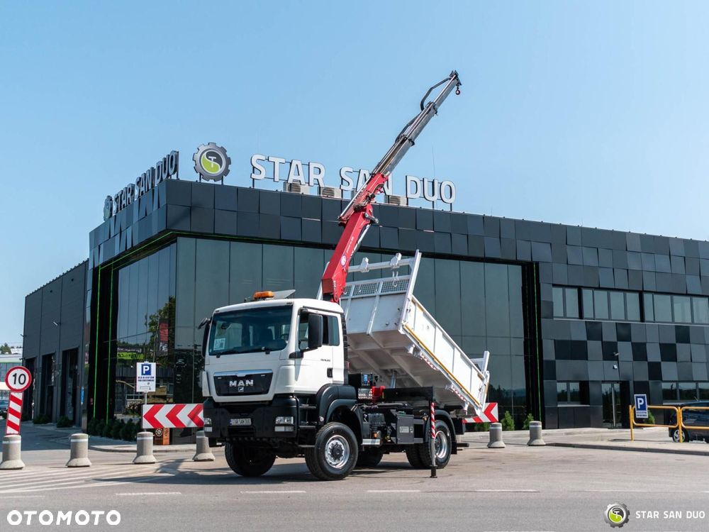 MAN TGS  18.320 4x4 HMF 1730-K3 HDS Żuraw Wywrotka - 2