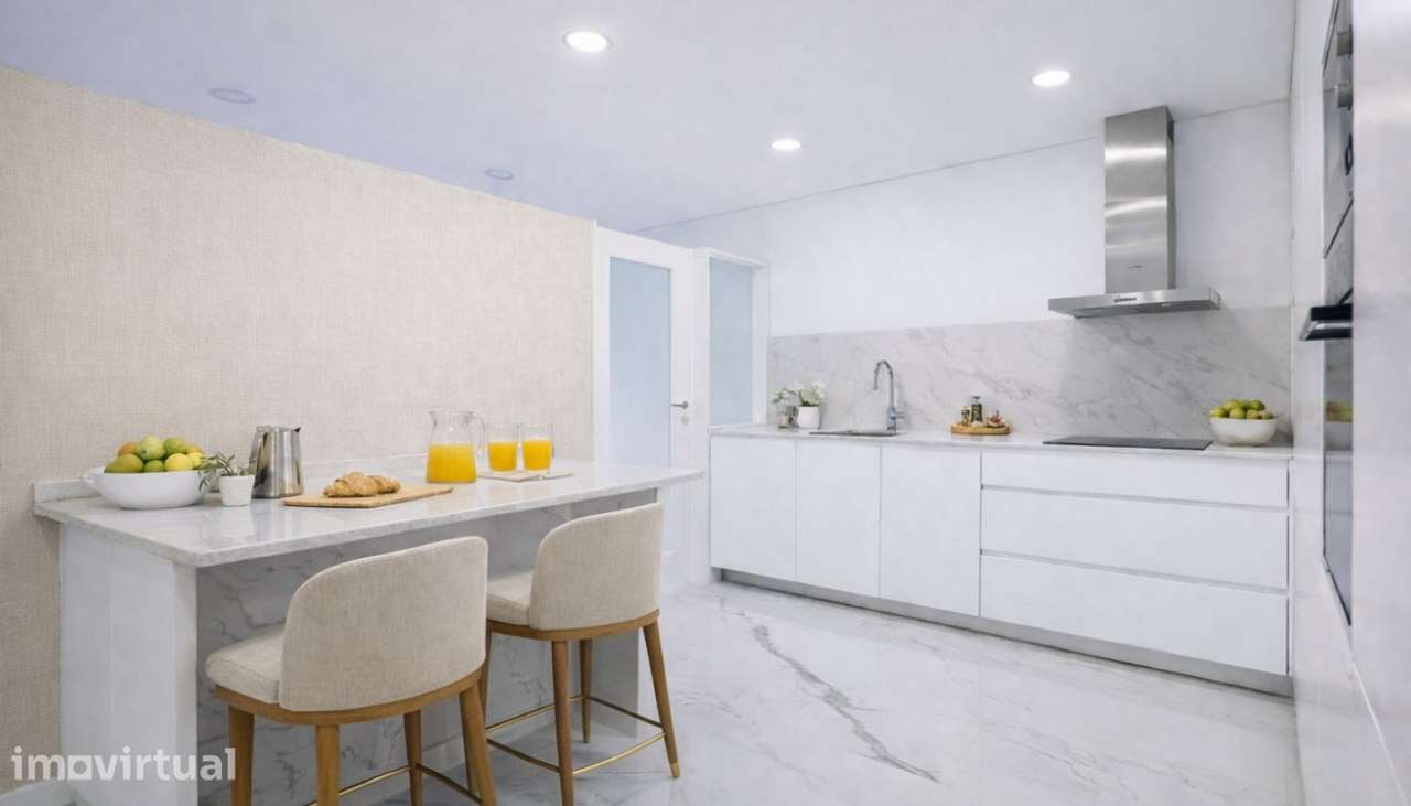 Apartamento T3 remodelado à venda na Avenida da Boavista no Porto - Grande imagem: 3/26