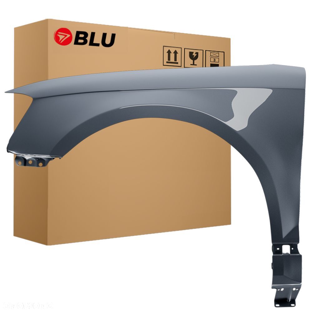 BLU Błotnik AUDI A3 8P lift LX7Z lewy szary 08-12 przód DelphinGrau - 1