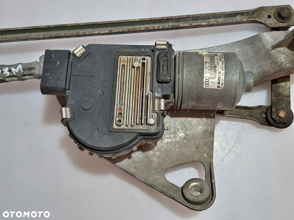 AUDI A8 MECHANIZM PRZEDNICH WYCIERACZEK SILNICZEK 4E1955023M 4E1955119C - 5