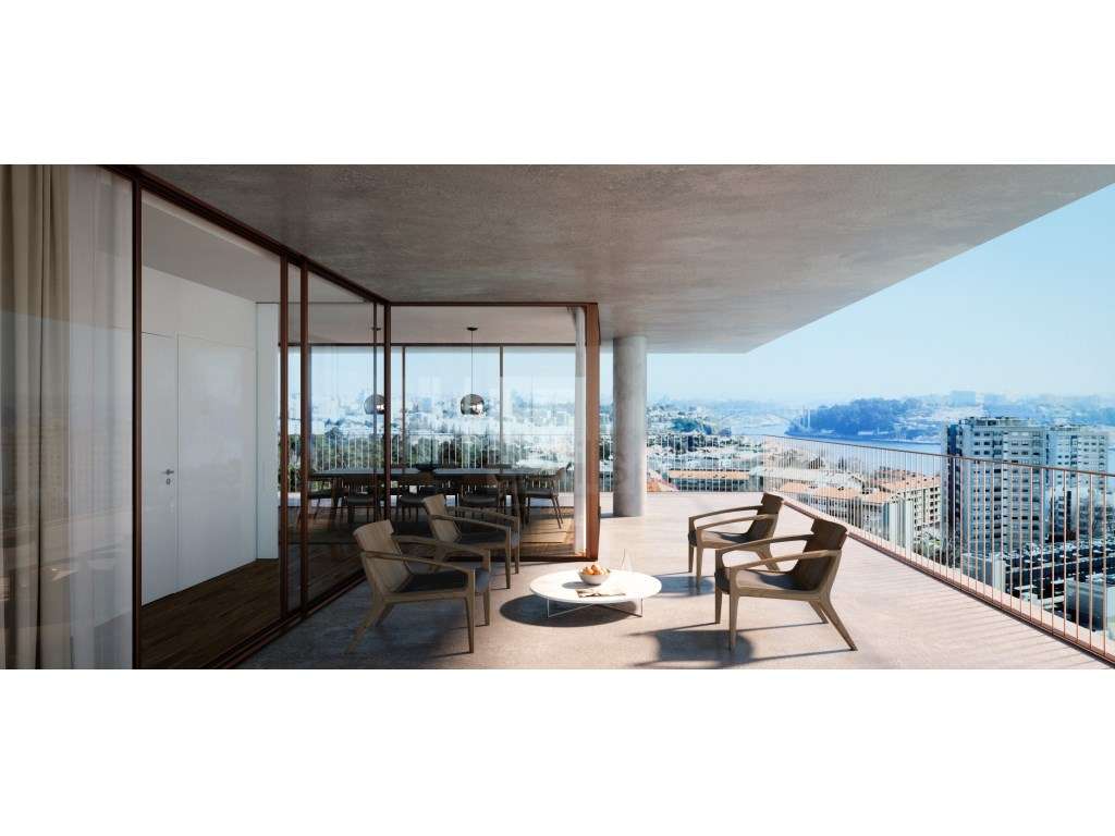 T4 duplex com terraço privativo, Miramar Tower, Venda, Foz do Douro... - Grande imagem: 2/8