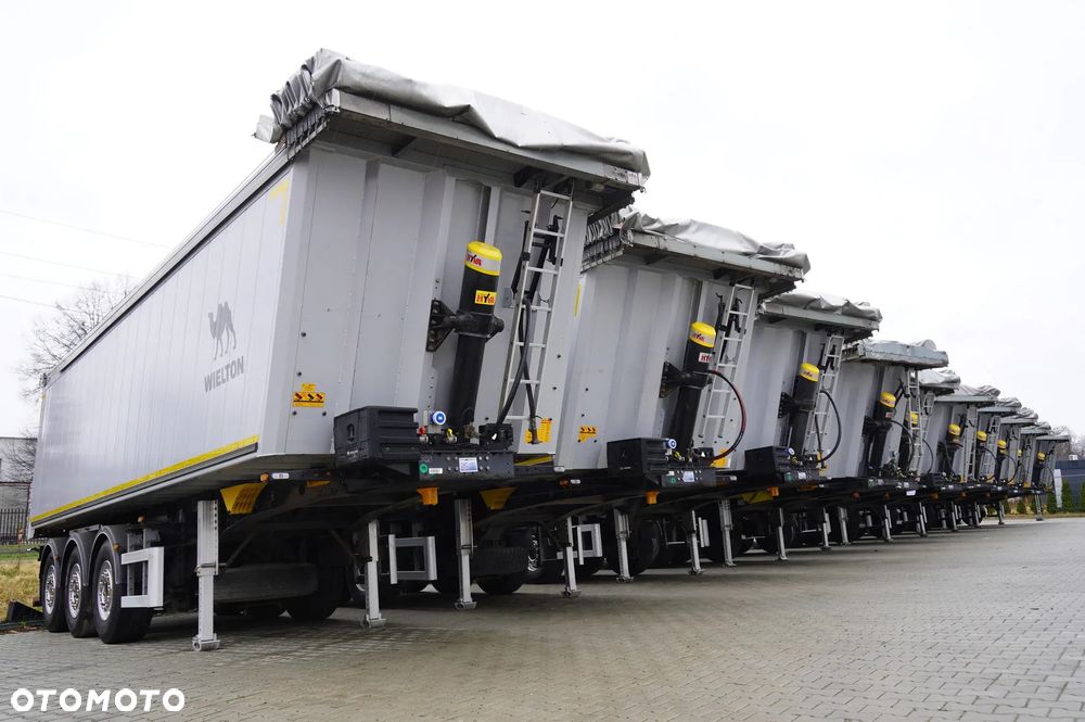 Wielton NW-3 / waga 6,2t / poj. 38 m3 / elek. dach / Teflon / 50 naczep r.2022 - 2