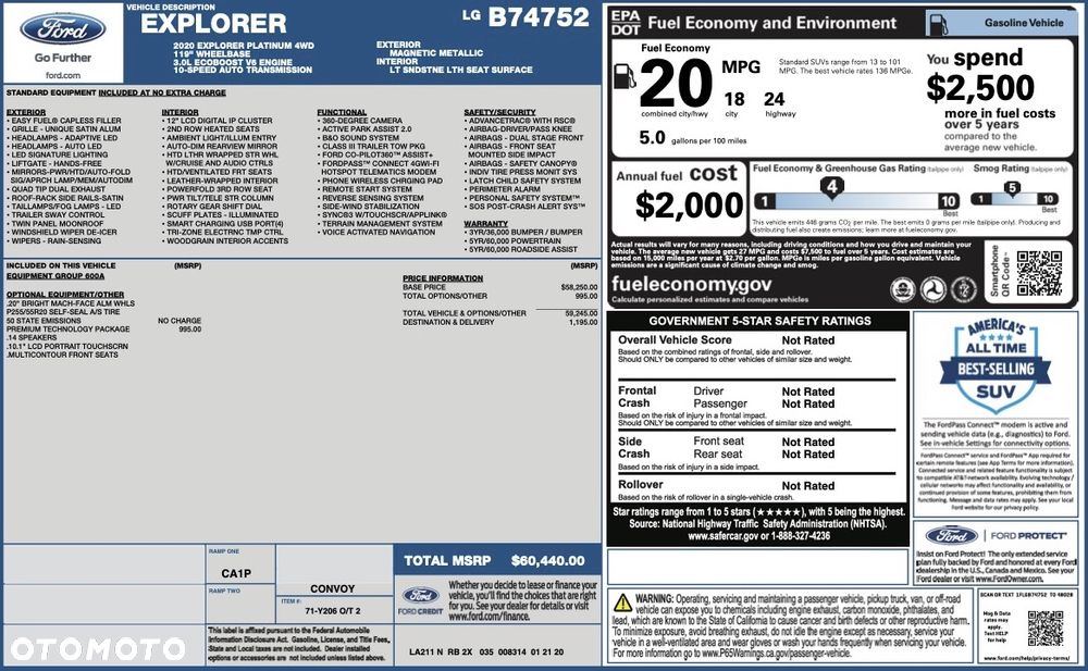 Ford Explorer EcoBoost Plug-in Hybrid ST-LINE - 40
