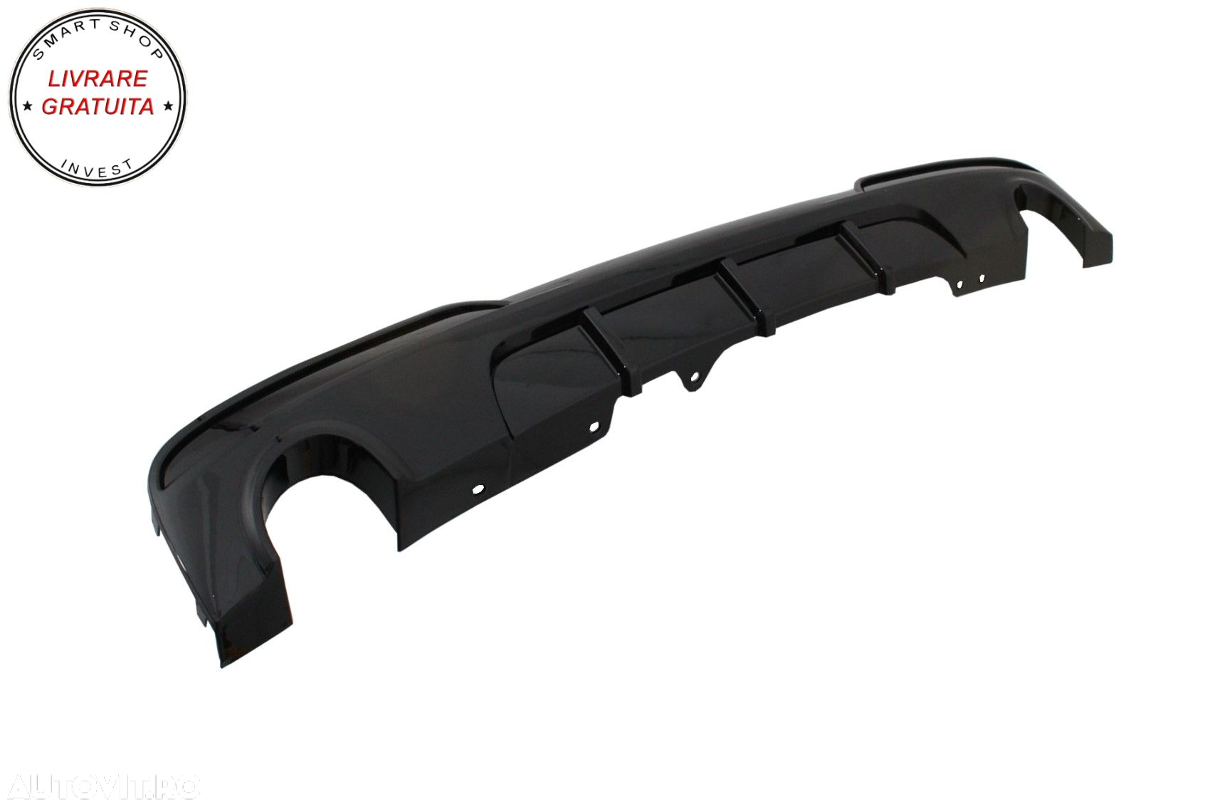 Difuzor de aer cu evacuare dubla BMW F10 F11 Seria 5 Non-LCI LCI (2011-2017) M-Tec- livrare gratuita - 3