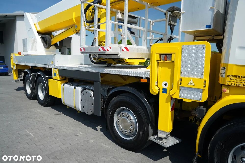 Scania P 380 / 8x4 / PODNOŚNIK KOSZOWY / PALFINGER WT 700 / WYSOKOŚĆ ROBOCZA 70 M / - 13
