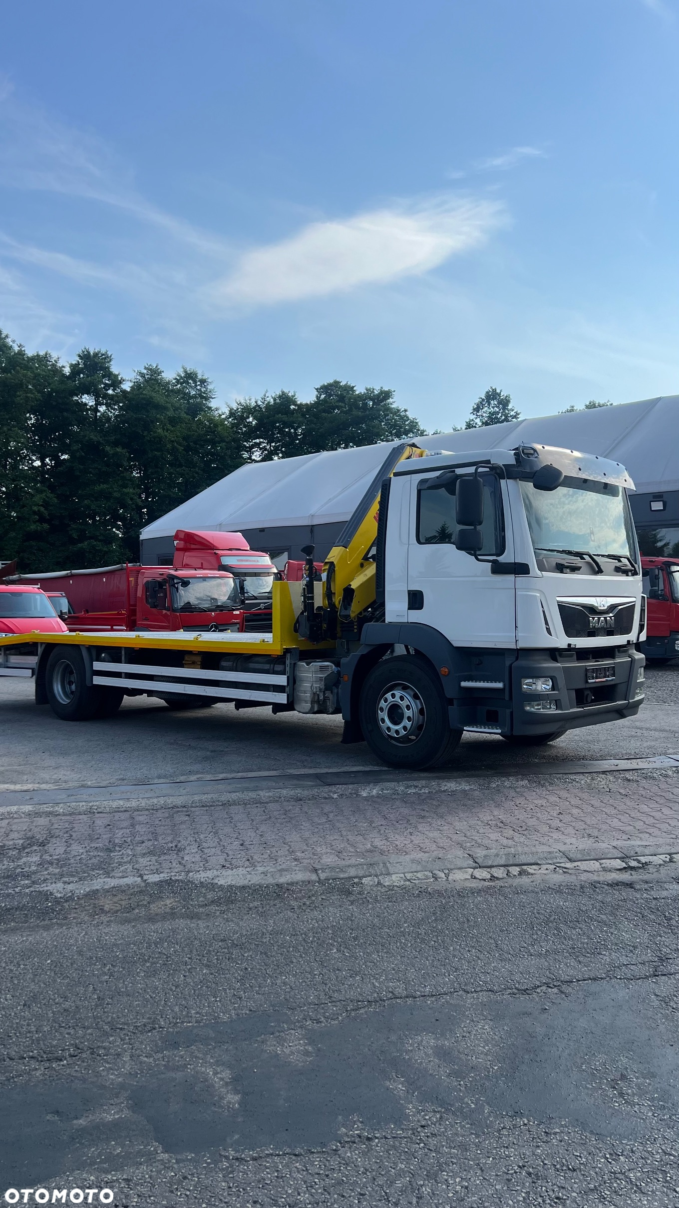 MAN TGM 18.290 Specjalny Nowy Najazd + Nowy żuraw HDS HYVA HB90 Radio TGS TGX Atego Axor Antos Volvo Scania - 6