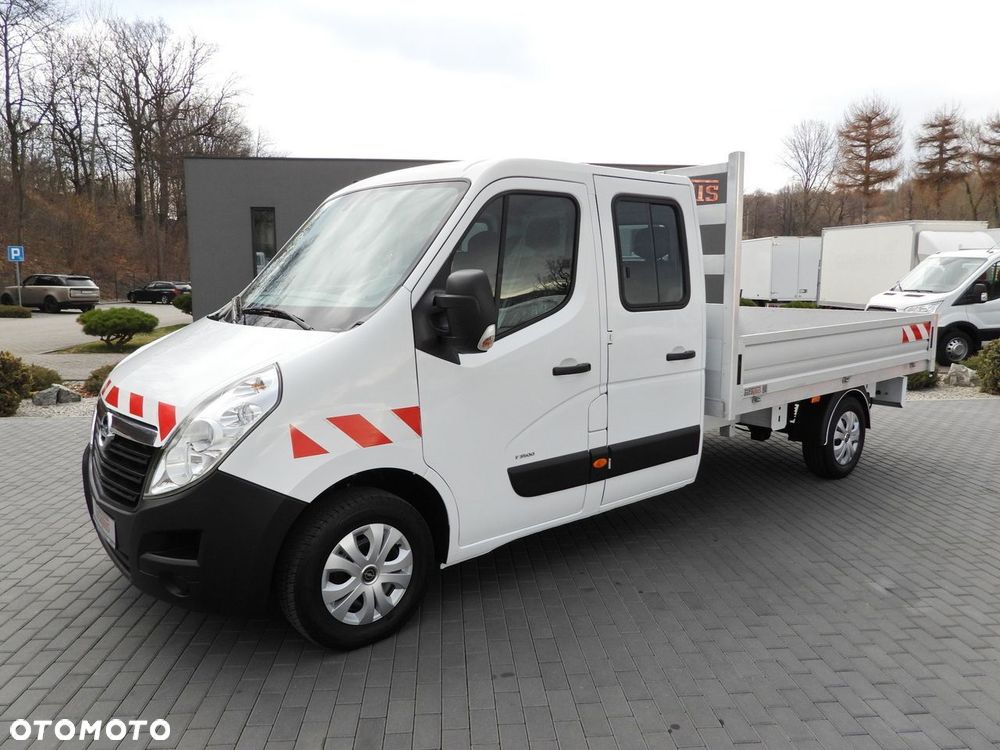 Opel MOVANO SKRZYNIA PODWÓJNA KABINA DOKA 7 MIEJSC TEMPOMAT KLIMATYZACJA  130KM - 18