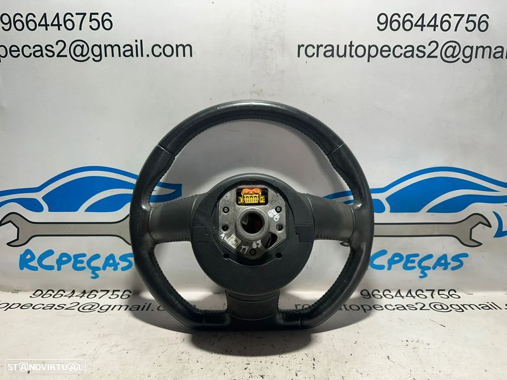 .Volante Pele Flat Bottom Audi TT 8J 2006 - 2014 - 3