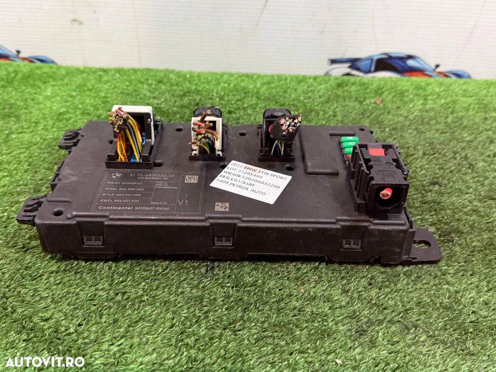 BCM MODUL CALCULATOR CONFORT BMW 318I SPORT SERIA 3 LCI F30 1.5 BENZINA 2017 COD OEM 61356819332 6135681933201 681933201 A2C30450021 2015-2019 - 1