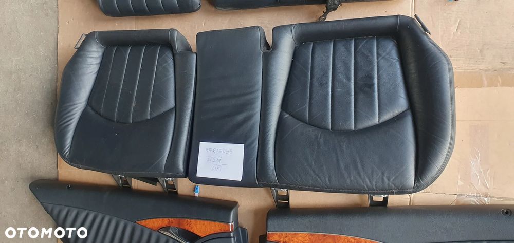 Fotele kanapa boczki komplet skóra elektryczne Mercedes E-Klasa W211 - 12
