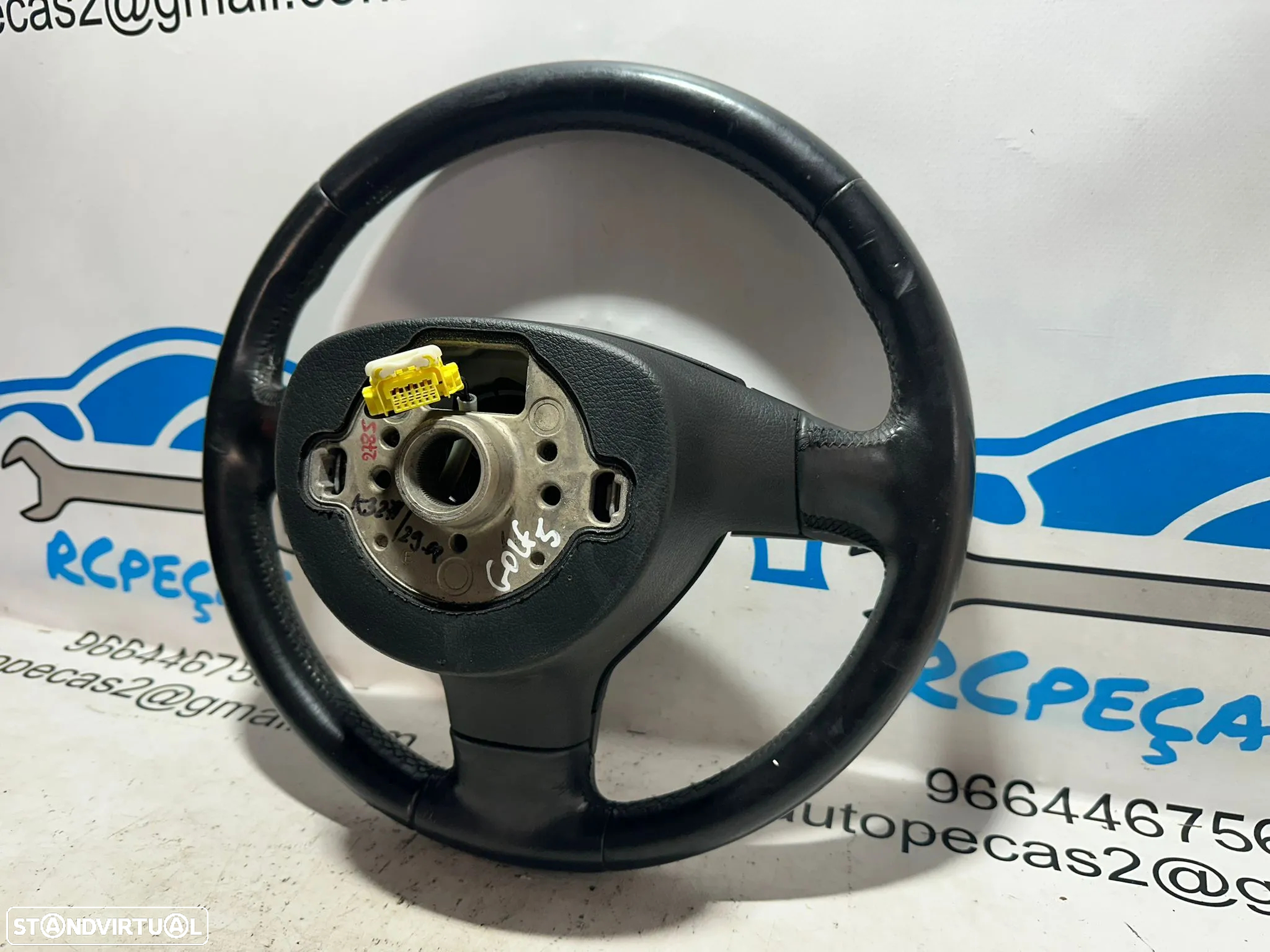 Volante Pele Original VW Volkswagen Golf 5 MK5 1K 1M0419091M - 7