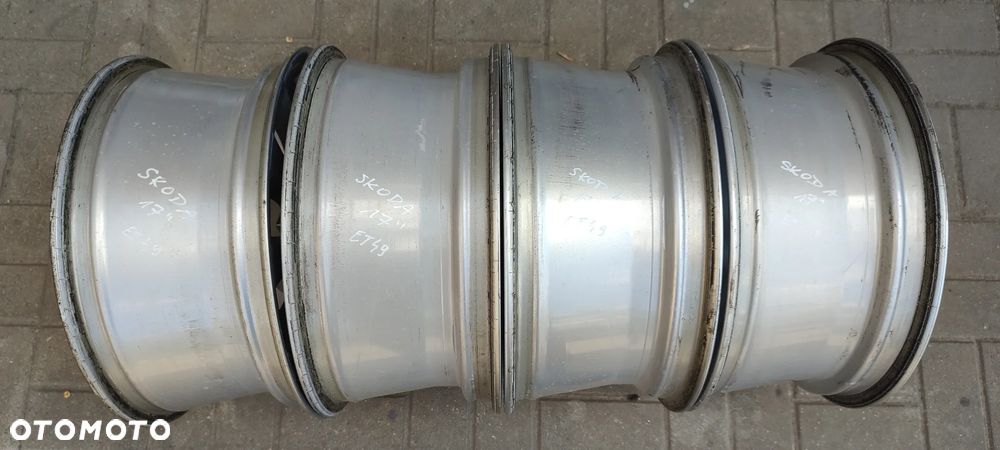 FELGI ALUMNIOWE 5x112 7.5Jx17 CALI ET49 3T0601025G SKODA OCTAVIA SUPERB YETI AUDI SEAT SKODA KOMPLET 4 SZTUKI - 11