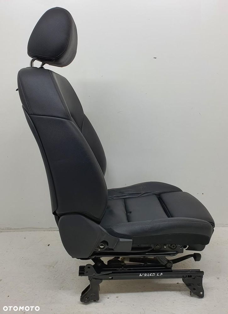 FOTEL LEWY PRZÓD PRZEDNI KIEROWCY SKÓRA GRZANY MERCEDES W246 EUROPA - 13