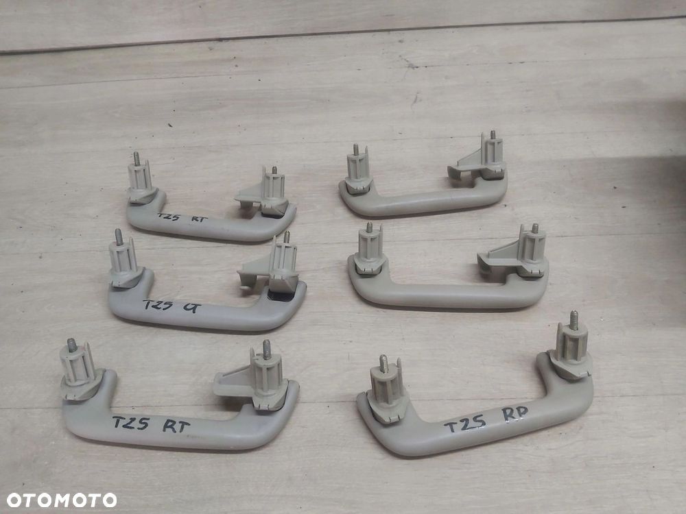 TOYOTA Avensis T25 Corolla E12 03-06r rączka podsufitki tył kremowa - 4