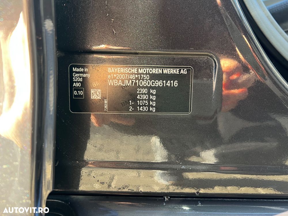 BMW Seria 5 520d Touring Aut. M Sport Edition - 31