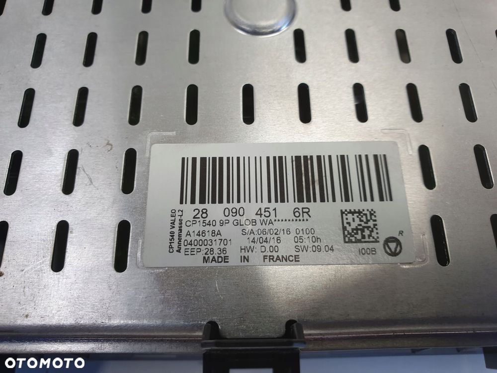 Renault Megane IV EKRAN NAWIGACJI Monitor wyświetlacz 280904516R - 8