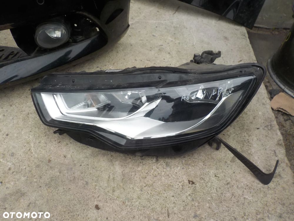 AUDI A6 C7 2.0 TDI PRZÓD MASKA ZDERZAK BŁOTNIKI PAS PRZEDNI Z CHŁODNICAMI LAMPY ANGIELSKIE KOLOR LY9B - 8