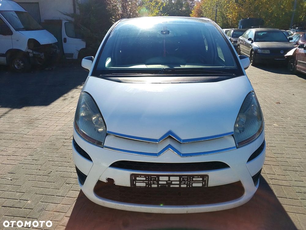 KOMPLETNY PRZÓD Citroen C4 Picasso I Przed Lift (06-10r.) EWP - BANQUISE WHITE kolor lakier biały MASKA LAMPA prawa lewa ZDERZAK BŁOTNIK GRILL ATRAPA PAS PRZEDNI WZMOCNIENIE CZOŁOWE CHŁODNICA HALOGEN do założenia bez malowania - 3