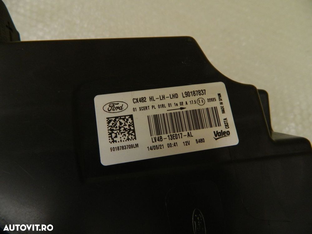 Far stanga Ford Kuga 3 FULL LED, 2020, 2021, 2022, 2023,  cod origine LV4B-13E017-AL. - 5
