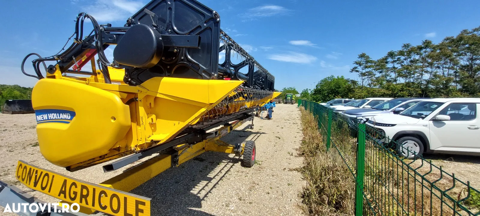 New Holland 760CG 5.48M/18FT VF HEDER PAIOASE CU COCHET DUODRILL 6 JOKER RT CARUCIOR TRANSPORT - 2