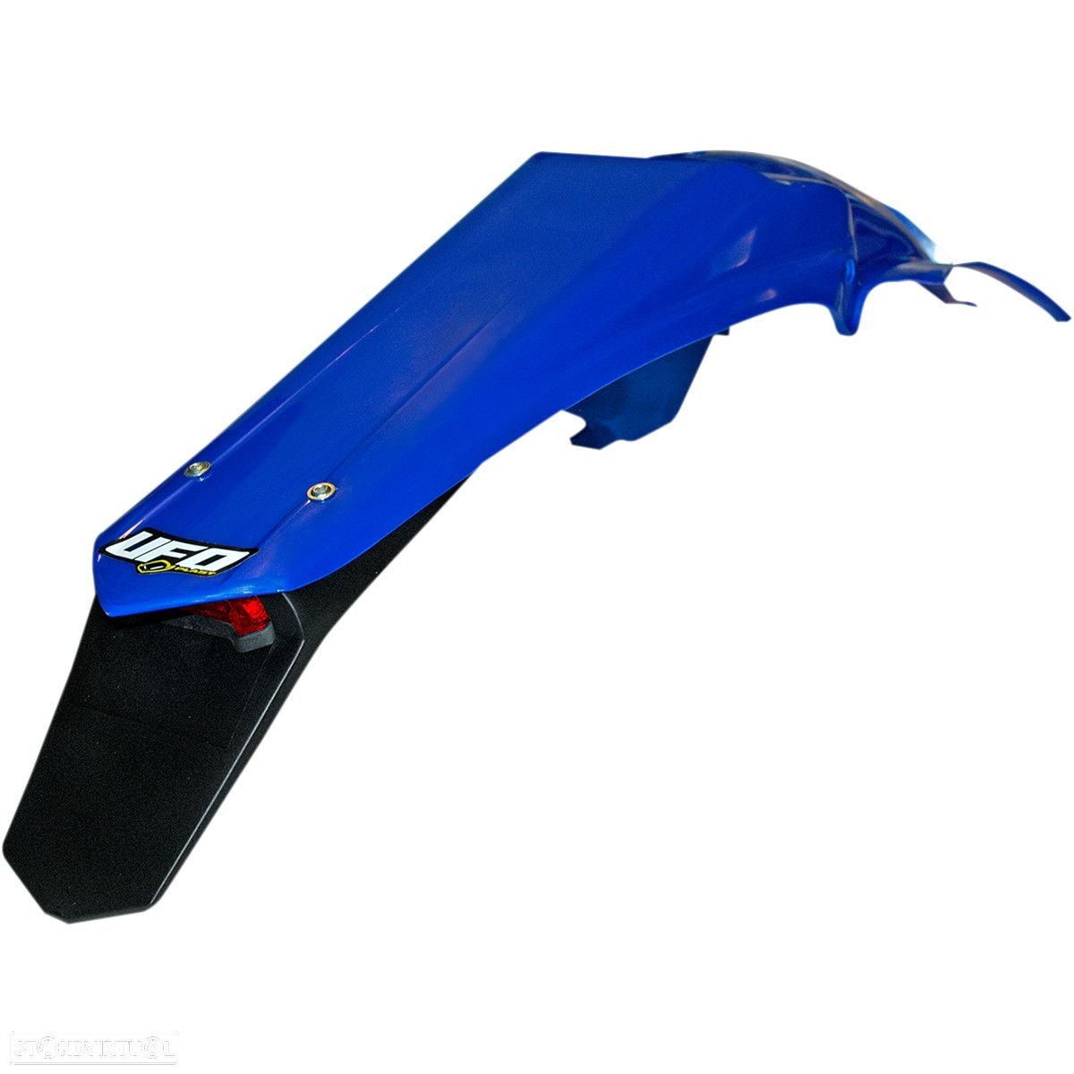 guarda lamas traseiro com luz stop ufo azul yamaha wr 250 / 450 - 1