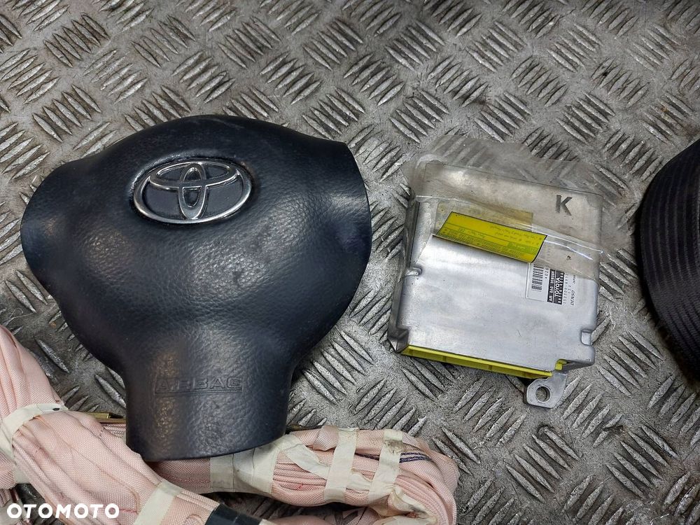 ZESTAW AIRBAG KOKPIT DESKA MODUŁ PODUSZKI PASY KURTYNY TOYOTA RAV4 II - 3