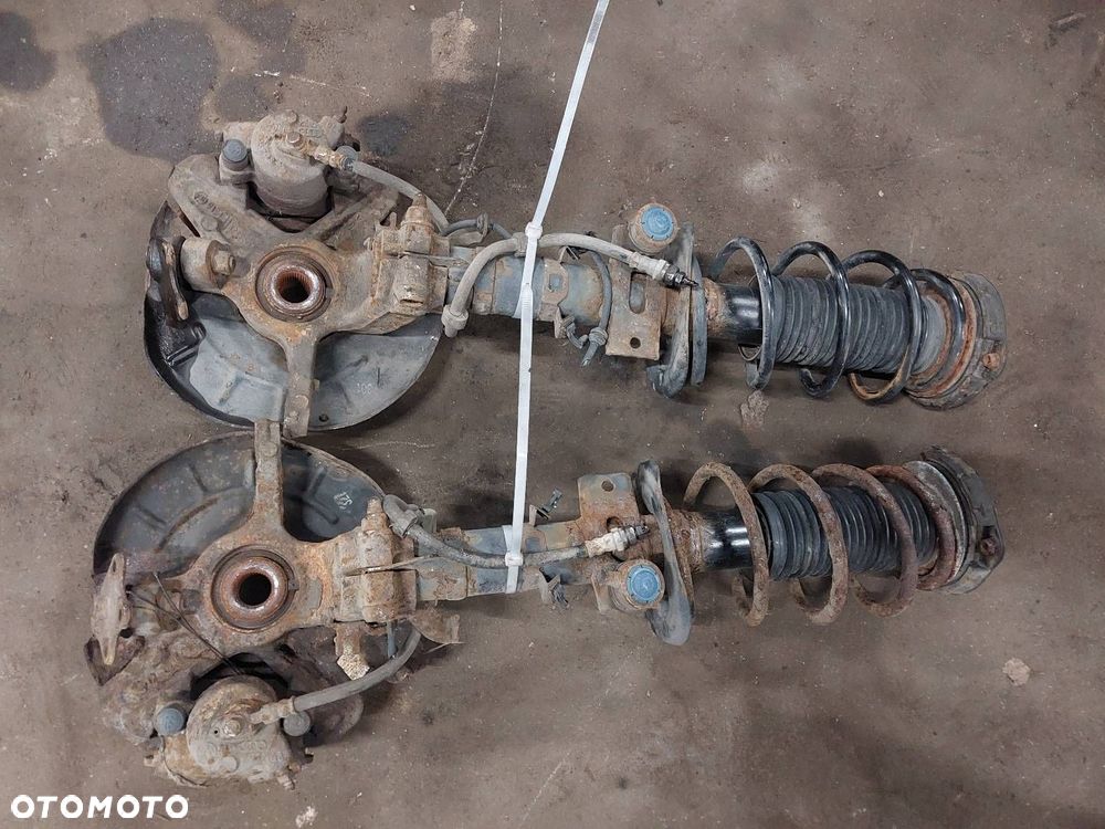 AMORTYZATOR SPRĘŻYNA ZWROTNICA LEWY PRZÓD + PRAWY PRZÓD VW POLO IV 1.2 12V - 4