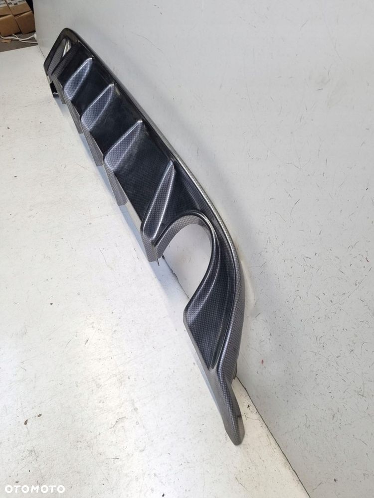 vw golf vii 7 gti lift rieger dyfuzor spoiler zderzak tył tylny carbon - 2
