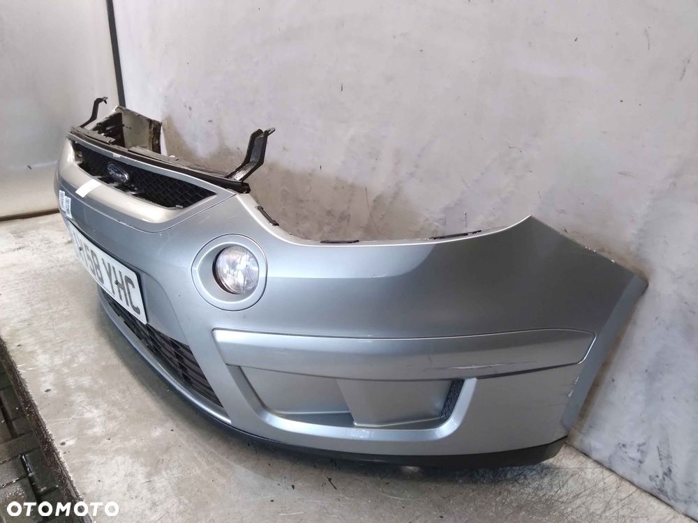 ^ ZDERZAK PRZÓD PRZEDNI DO FORD SMAX S-MAX SZARY BŁĘKITNY HALOGENY - 2