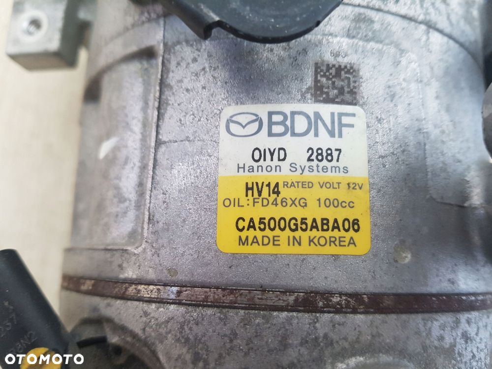 mazda cx30 cx-30 kompresor klimatyzacji sprężarka bdnf-61-450 bdnf61450 - 4