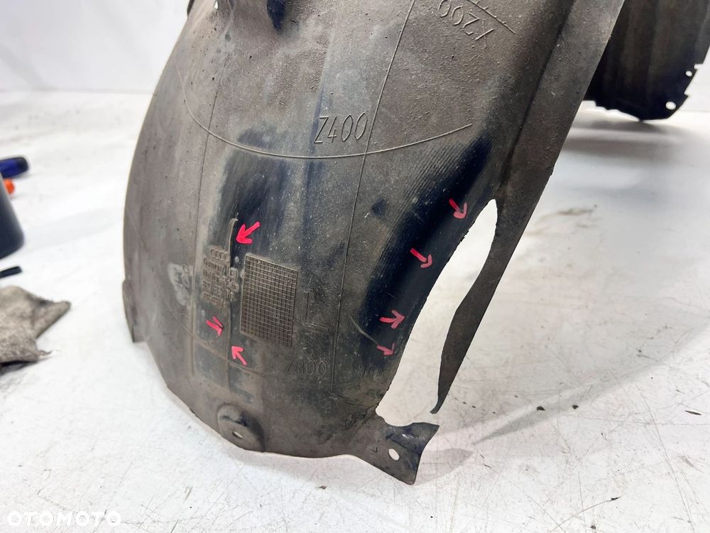 NADKOLE PLASTIKOWE LEWY PRZÓD AUDI A3 8P 8P0821171G 10/26 - 9