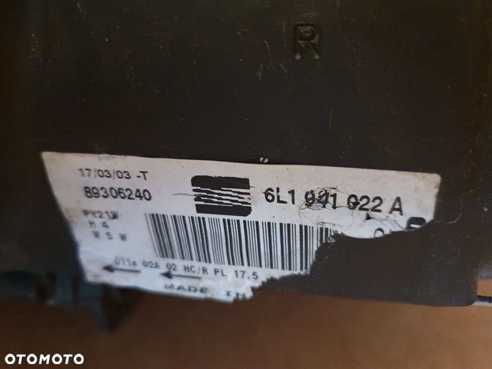 REFLEKTOR PRAWY SEAT IBIZA III 3 02-08 EUROPA - 9