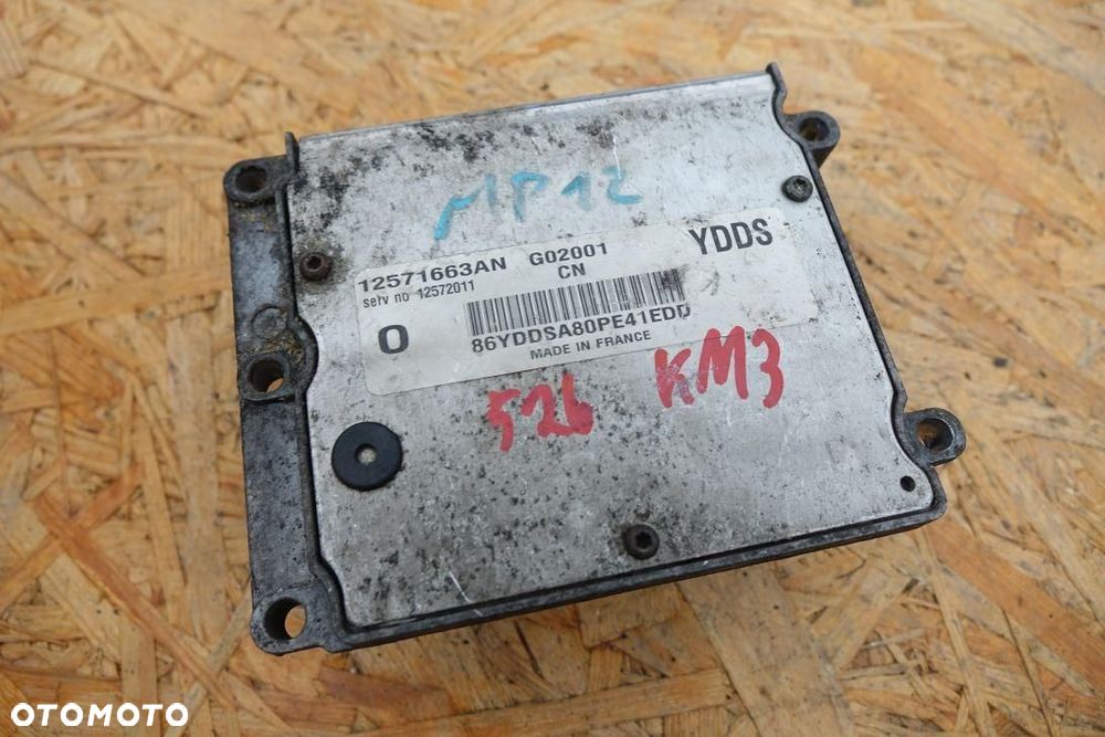 STEROWNIK SILNIKA ECU KOMPUTER OPEL VECTRA C 2.2 16V  12571663AN YDDS - 2