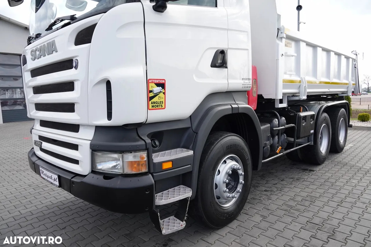 Scania R 420/ 6x4 / 2-SIDE TIPPER / HYDROBRATA / BORDMATIC / HYDROKLAPA / MANUAL / IMPORTAT - 17