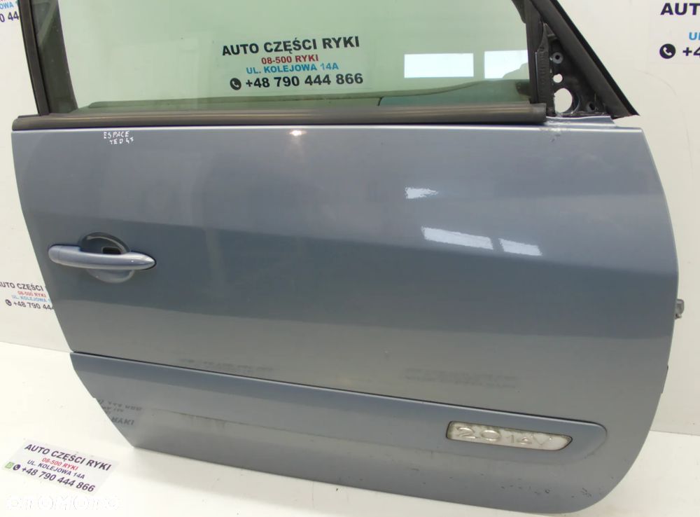 Renault Espace IV Drzwi prawy przód Zamek Klamka Lusterko Szyba TED 47 - 3