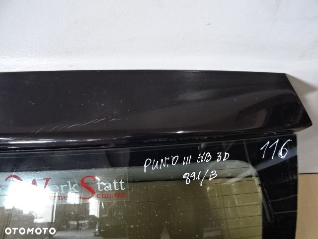 KLAPA SZYBA TYŁ TYLNA BAGAŻNIKA FIAT GRANDE PUNTO HB 3D 05-12 LAK:891/B NR116 - 4