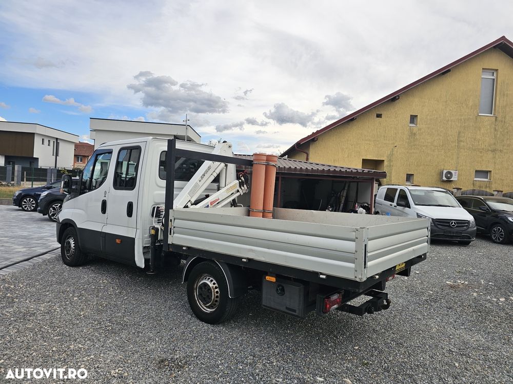 Iveco Daily 2.3 Diesel - 7 locuri + bena/platforma + macara - 3
