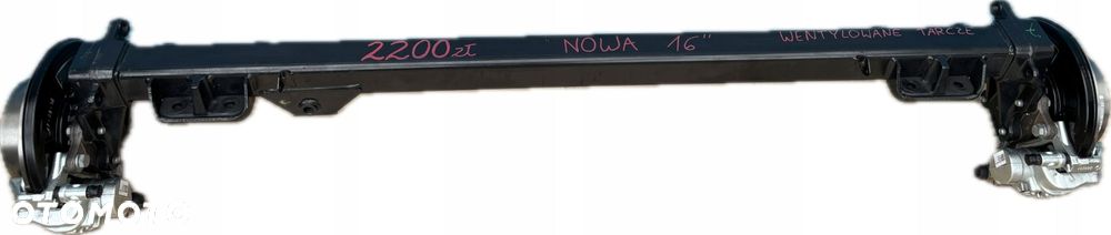 Opel Movano 22- oś tylna belka zawieszenia TYŁ 16 NOWA Wzmocnione Hamulce - 2